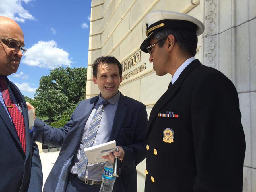 电子烟拥护者Regory Conley在美国电子烟协会(AVM)从事对外事务工作