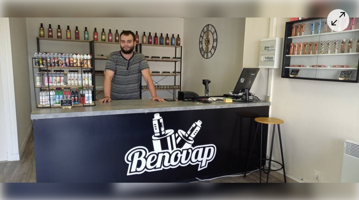 一家专门从事电子烟的零售店Benovap在法国西部开业