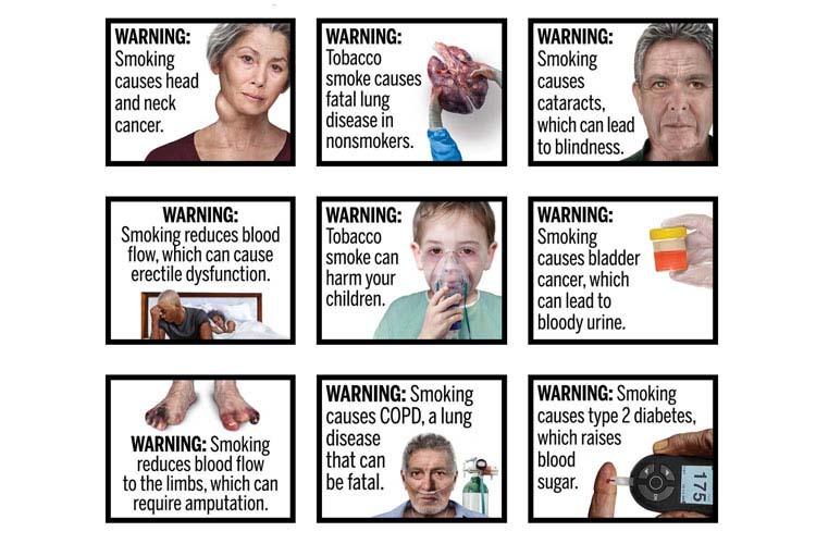 美国第九次推迟实行香烟包装的图形健康警告