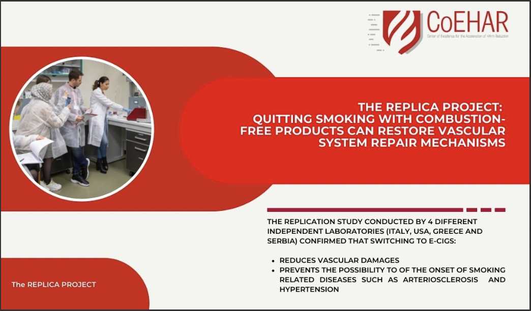 研究：改用电子香烟和加热烟草产品可减少血管损伤