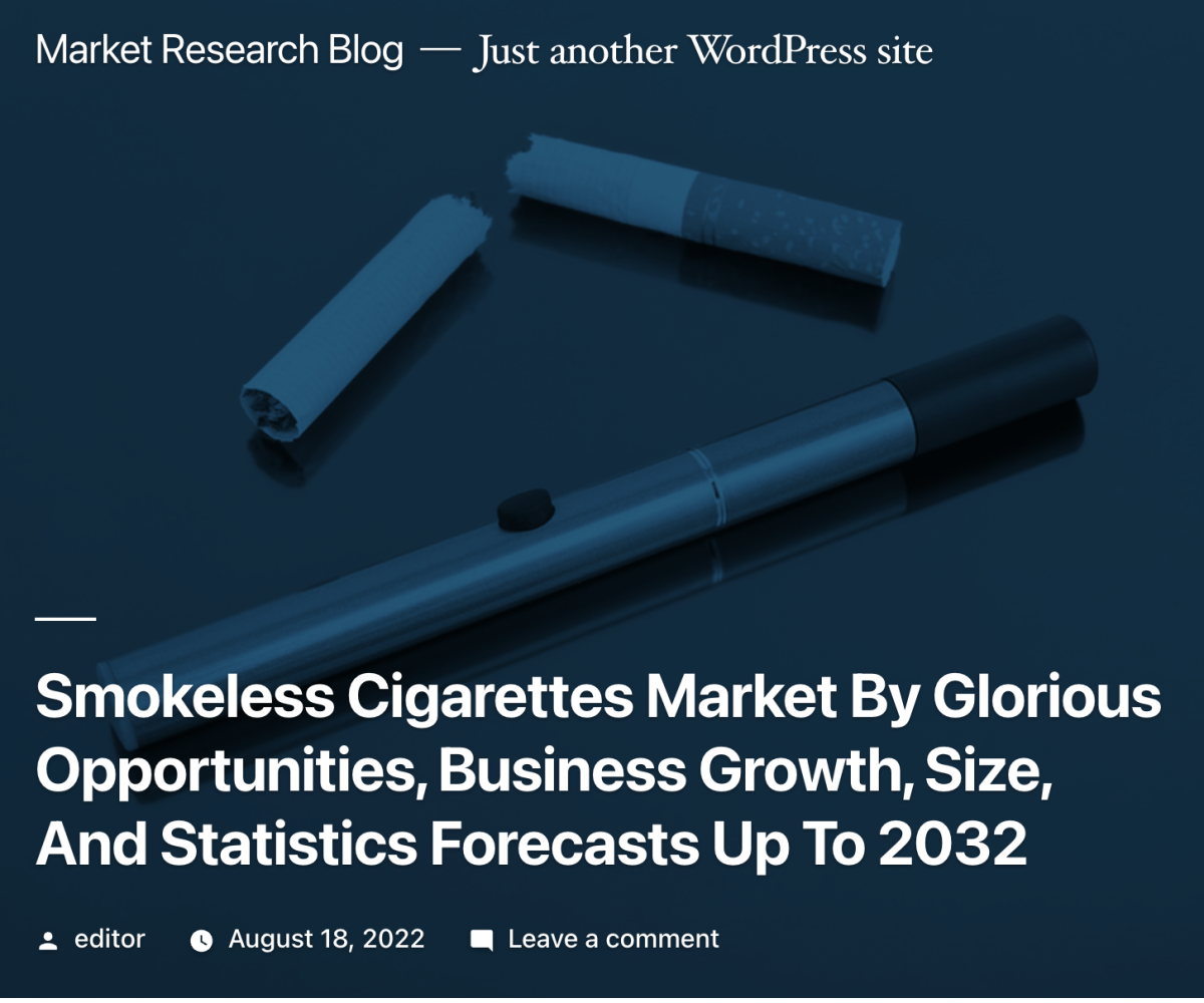 未来十年,电子烟市场将以每年16%的速度增长