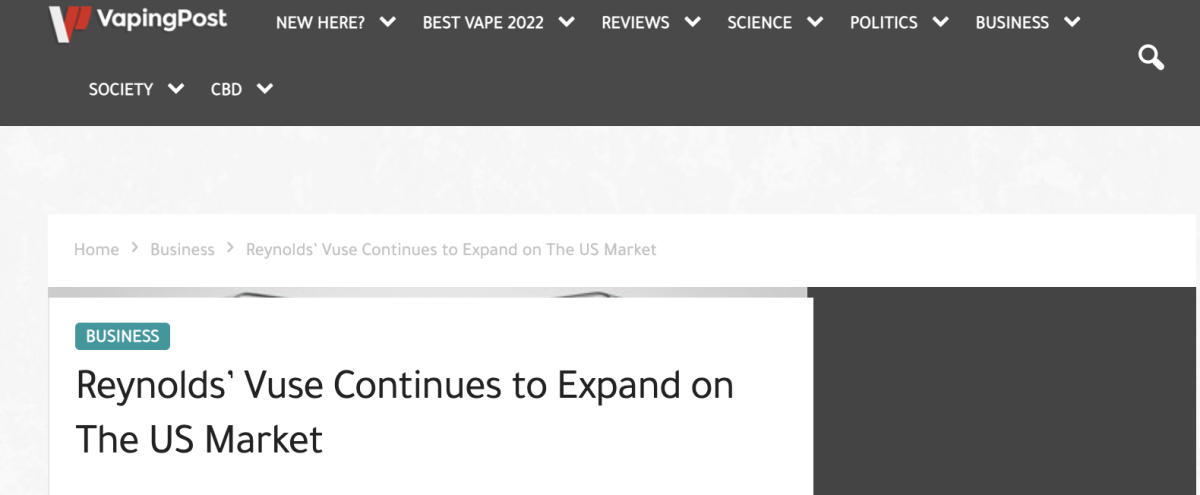 Juul于美国被禁,或导致消费者转向其他品牌