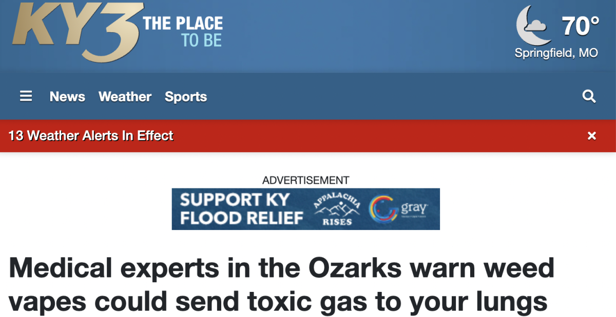 专家警告:CBD加热可能会导致有毒气体输送到肺部