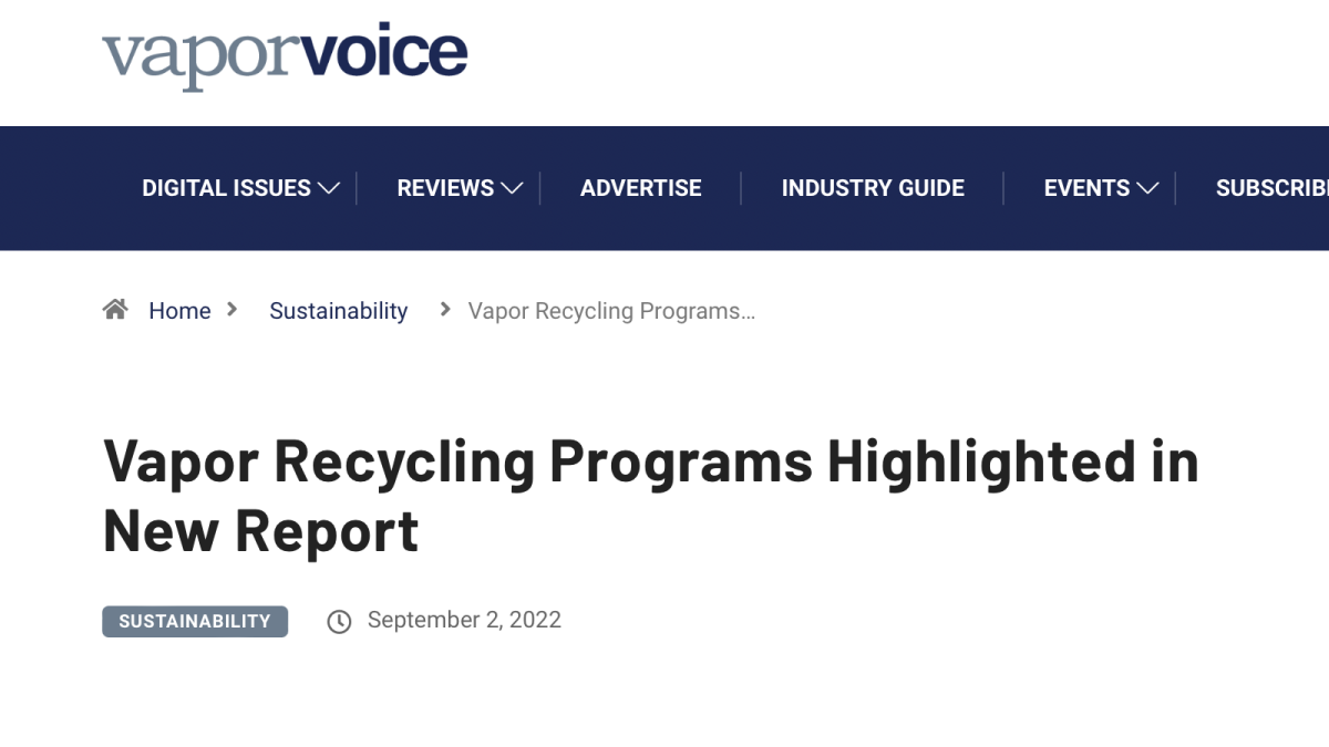 国际烟草公司的电子烟废品回收办法