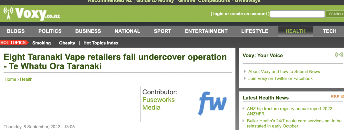 15至17岁每天吸电子烟的新西兰人增加两倍