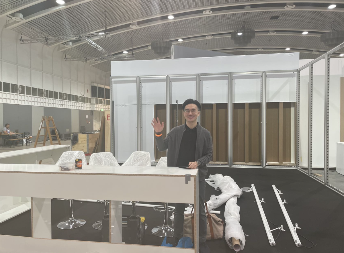 “ECCC国际联展团”展位火热搭建中!