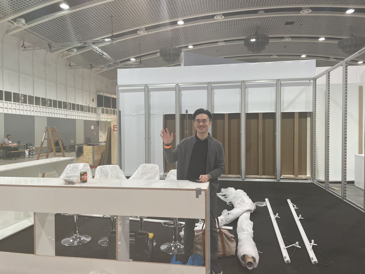 ECCC国际联展团展台搭建最新进展 预计明日完成布展