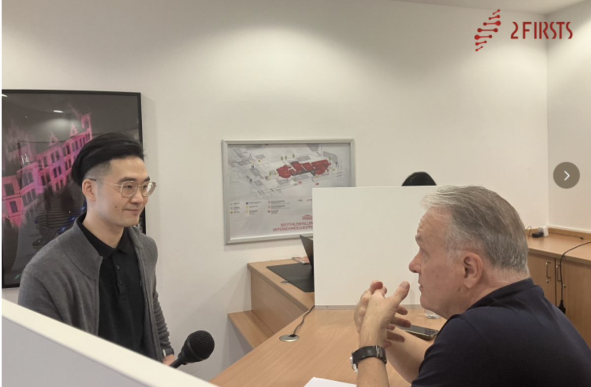 2Firsts Interview With Asia Representative At Dortmund Trade Fair Glenn A. John