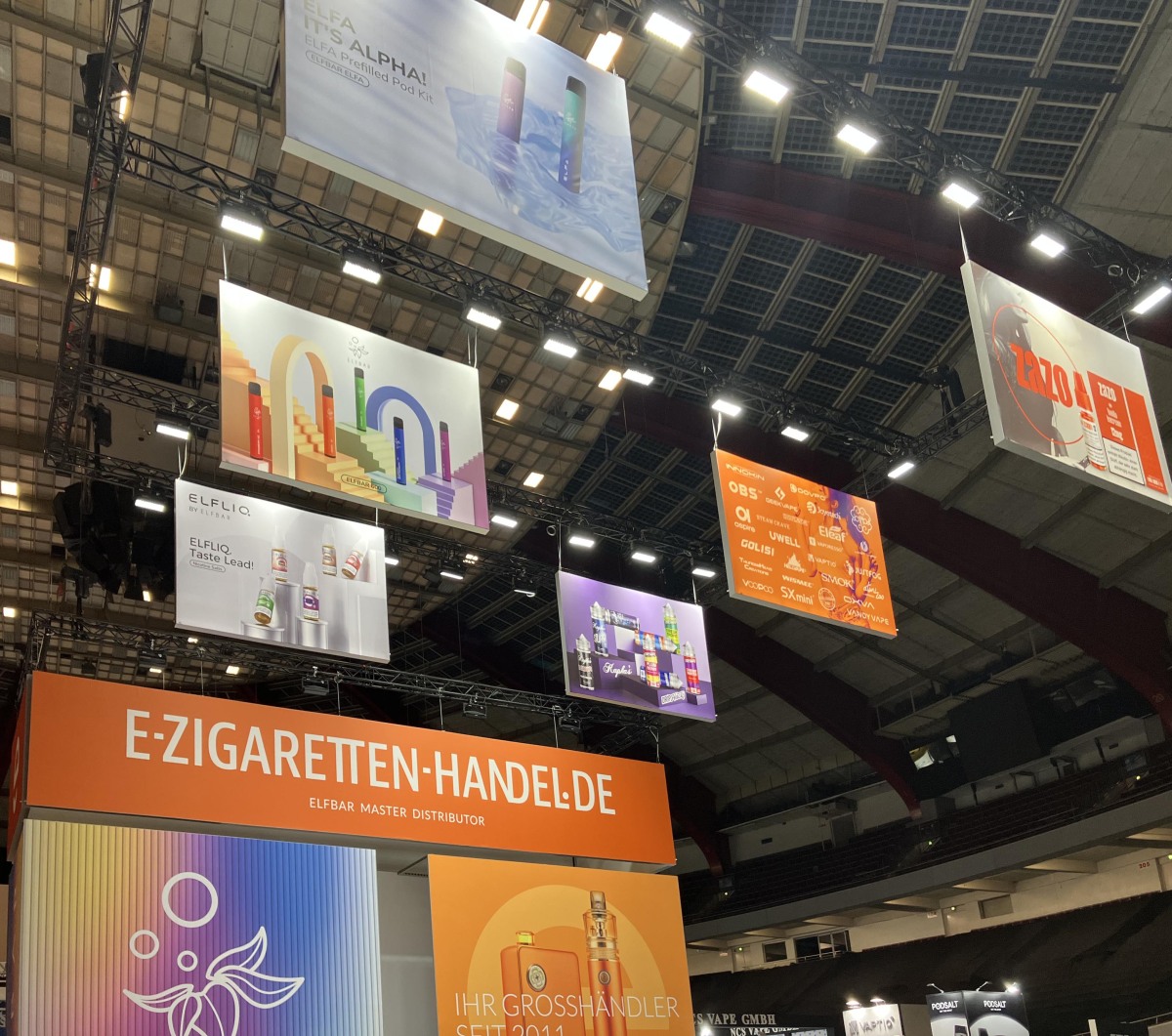 抢先看！知名中国电子烟品牌现身德国三大零售商展位