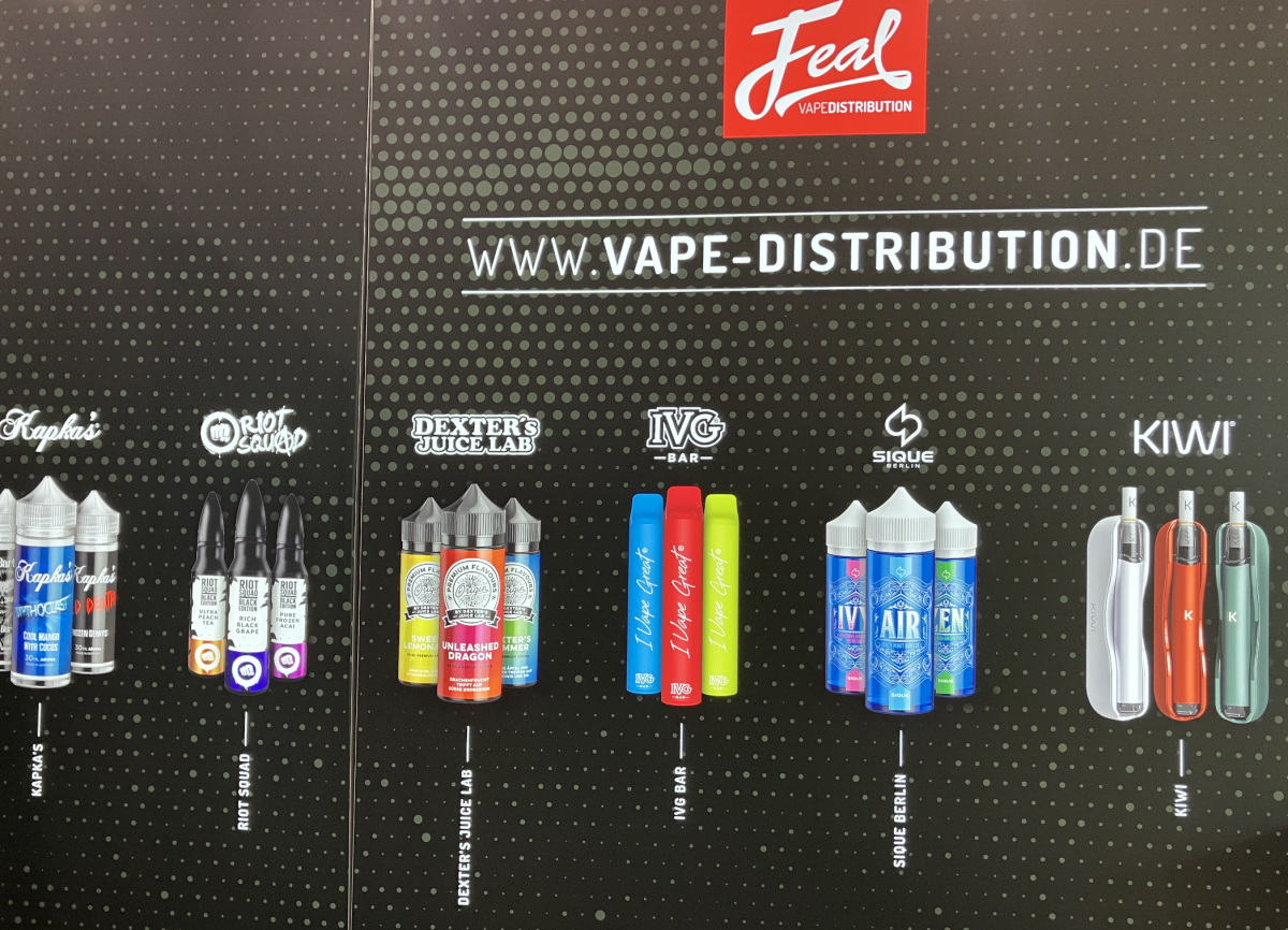 抢先看！知名中国电子烟品牌现身德国三大零售商展位