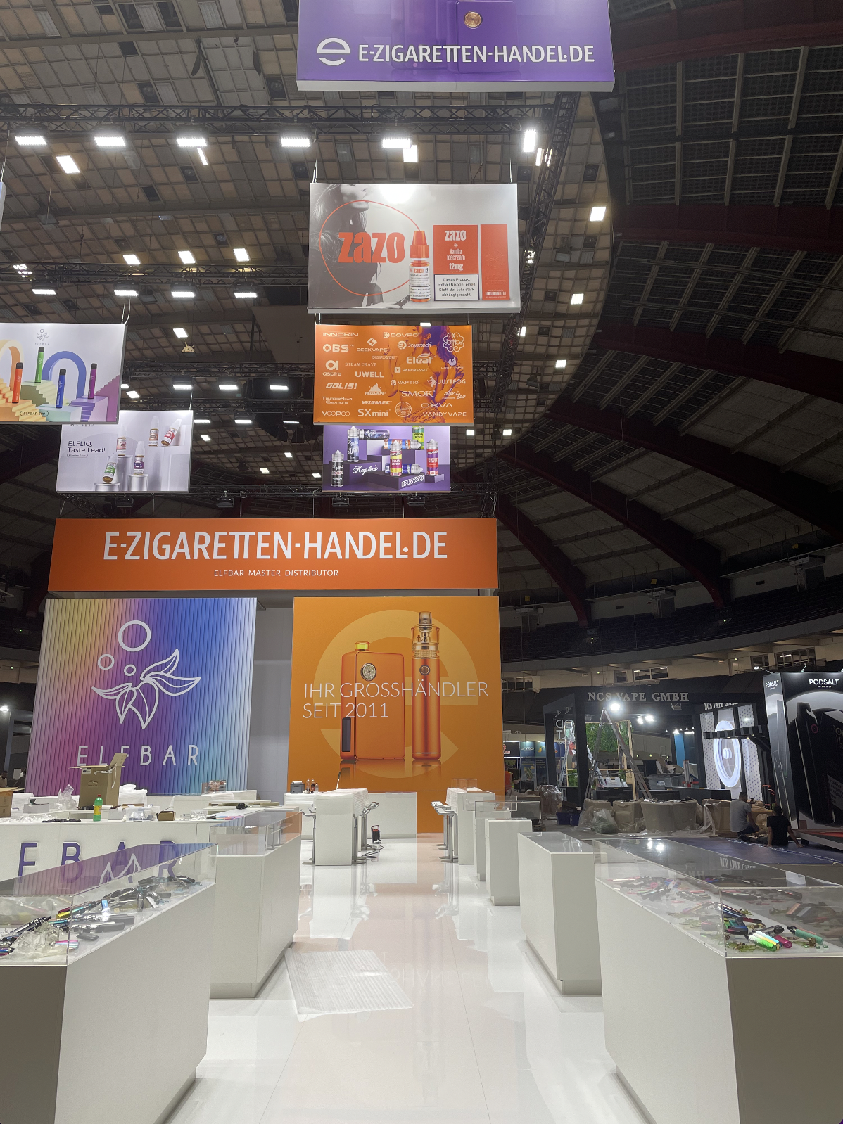 抢先看！知名中国电子烟品牌现身德国三大零售商展位