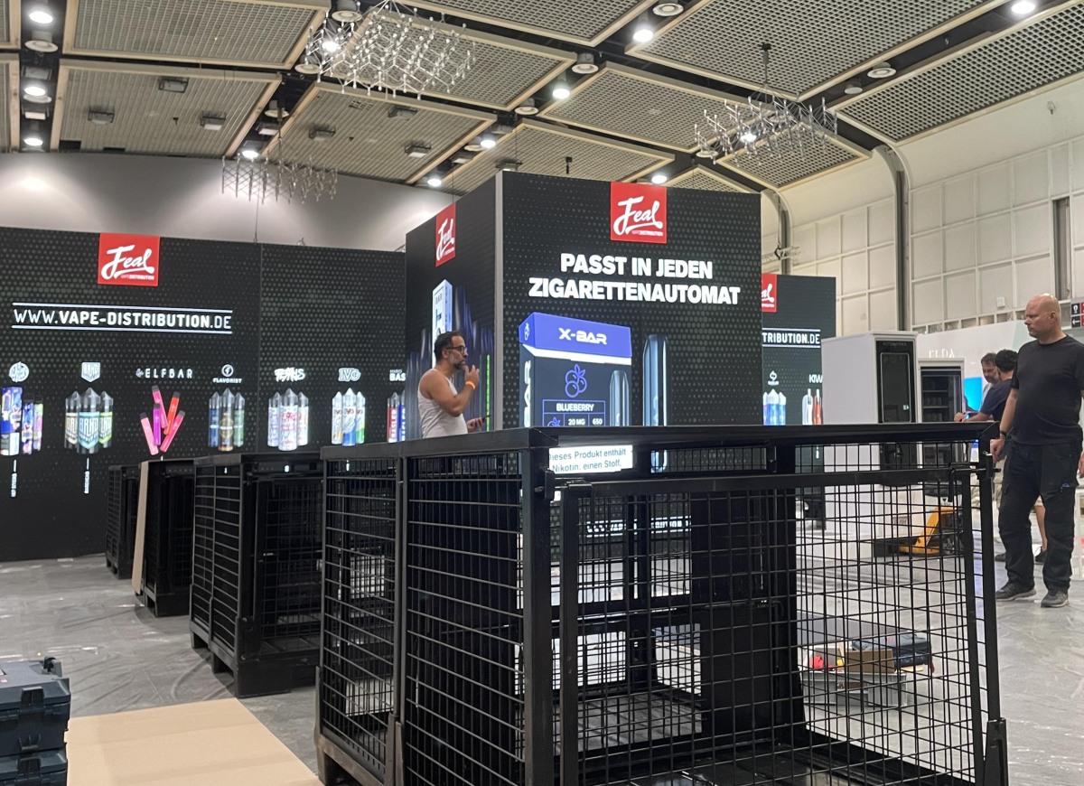 抢先看！知名中国电子烟品牌现身德国三大零售商展位