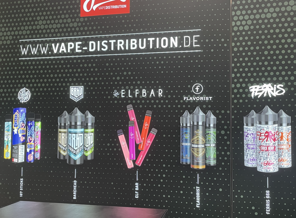抢先看！知名中国电子烟品牌现身德国三大零售商展位