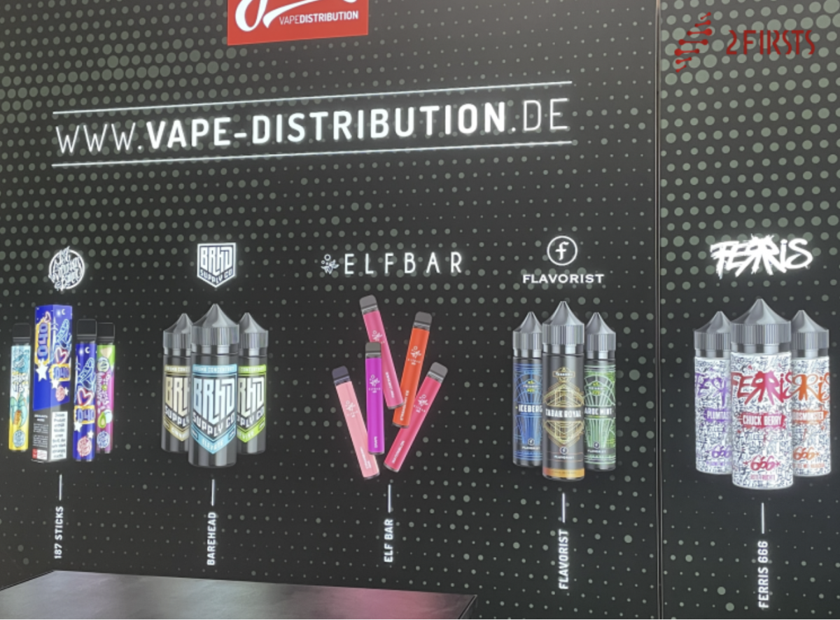 Get A Sneak Peek! Three Major German Merchants Display Well-Known Chinese E-Cigarette Brands At Their Booths.