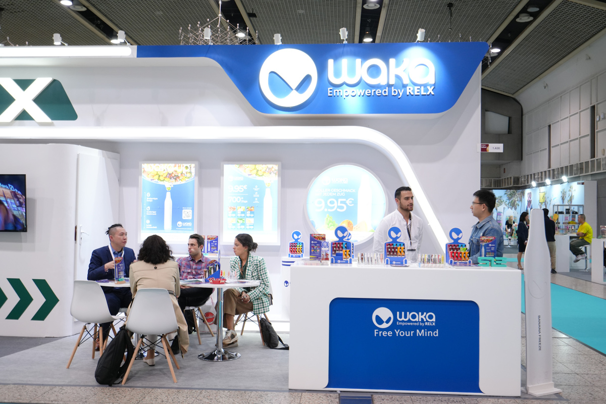 【图集】悦刻展台主推“无限”系列