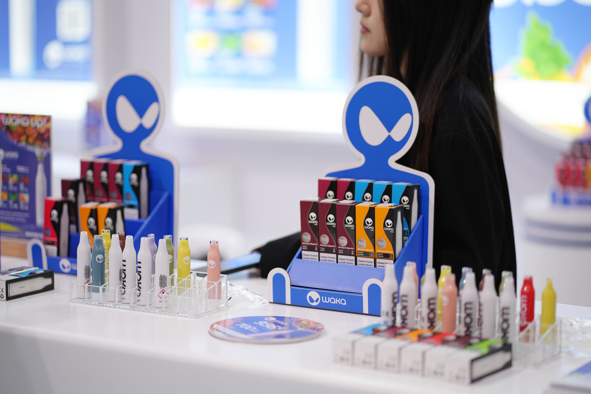 【图集】悦刻展台主推“无限”系列