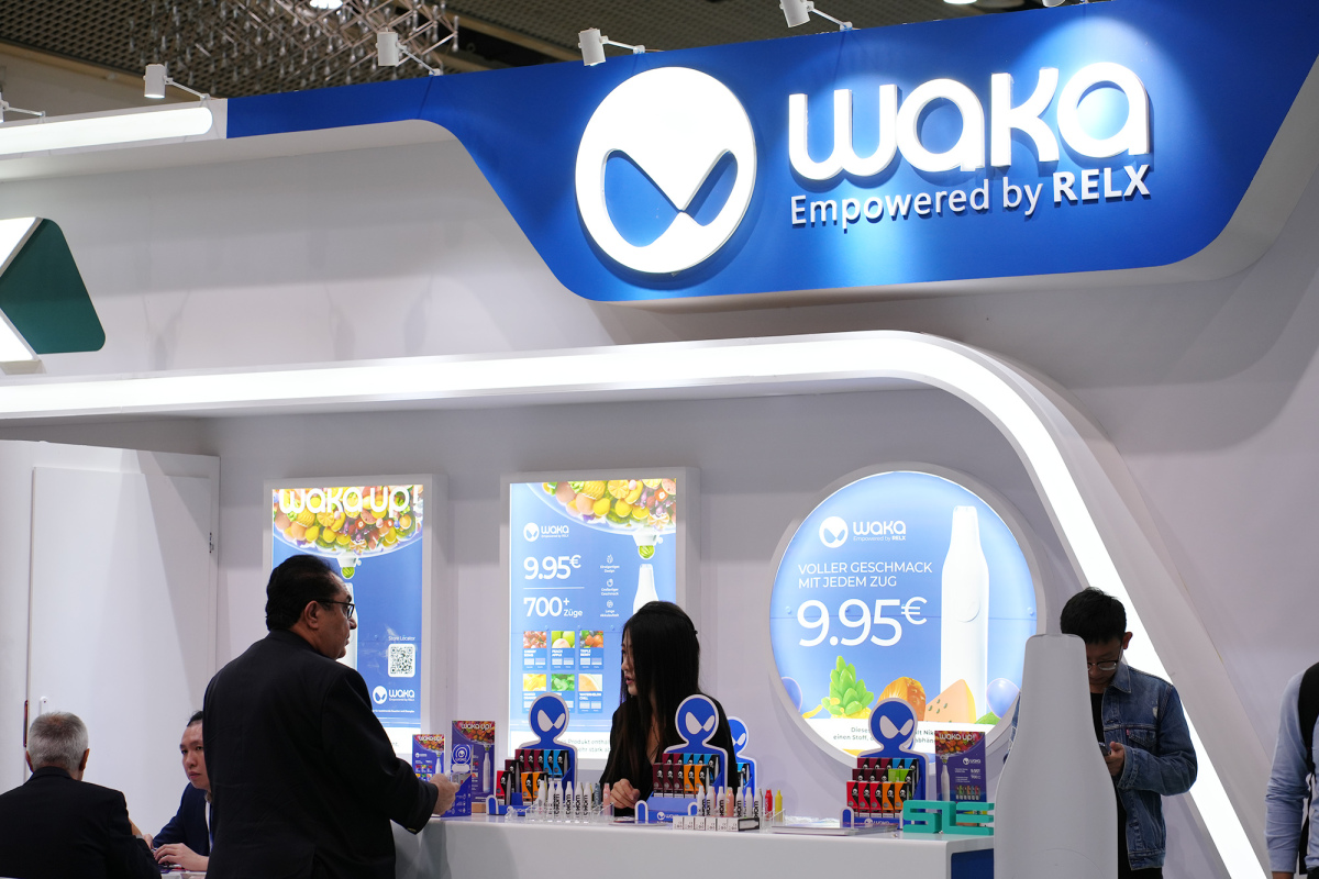 【图集】悦刻展台主推“无限”系列