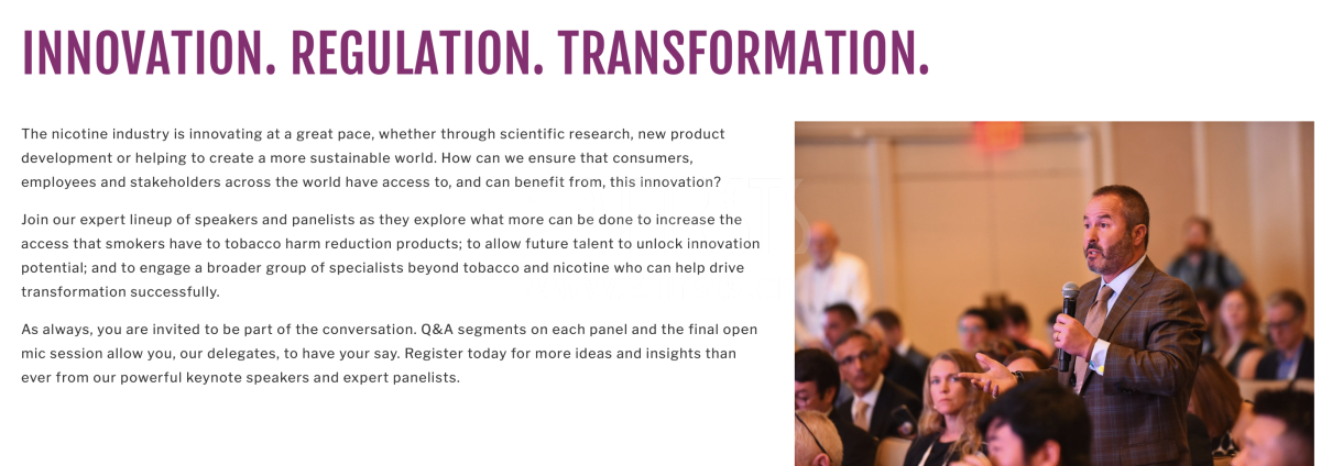 2022全球烟草和尼古丁论坛会议日程速看