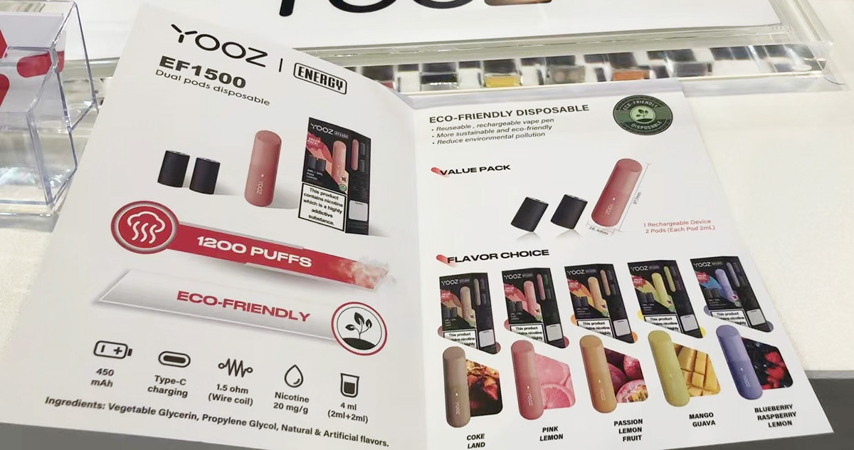 YOOZ muestra su exitosa serie mini en el Vaper Expo UK.