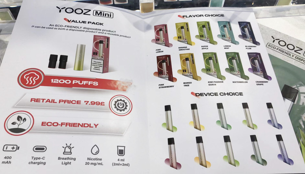 YOOZ Shows on the Vaper Expo UK With Its Hit Mini Series