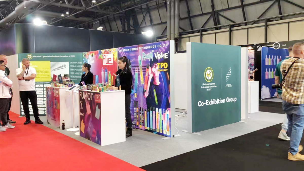 ECCC联展团正式亮相伯明翰电子烟展
