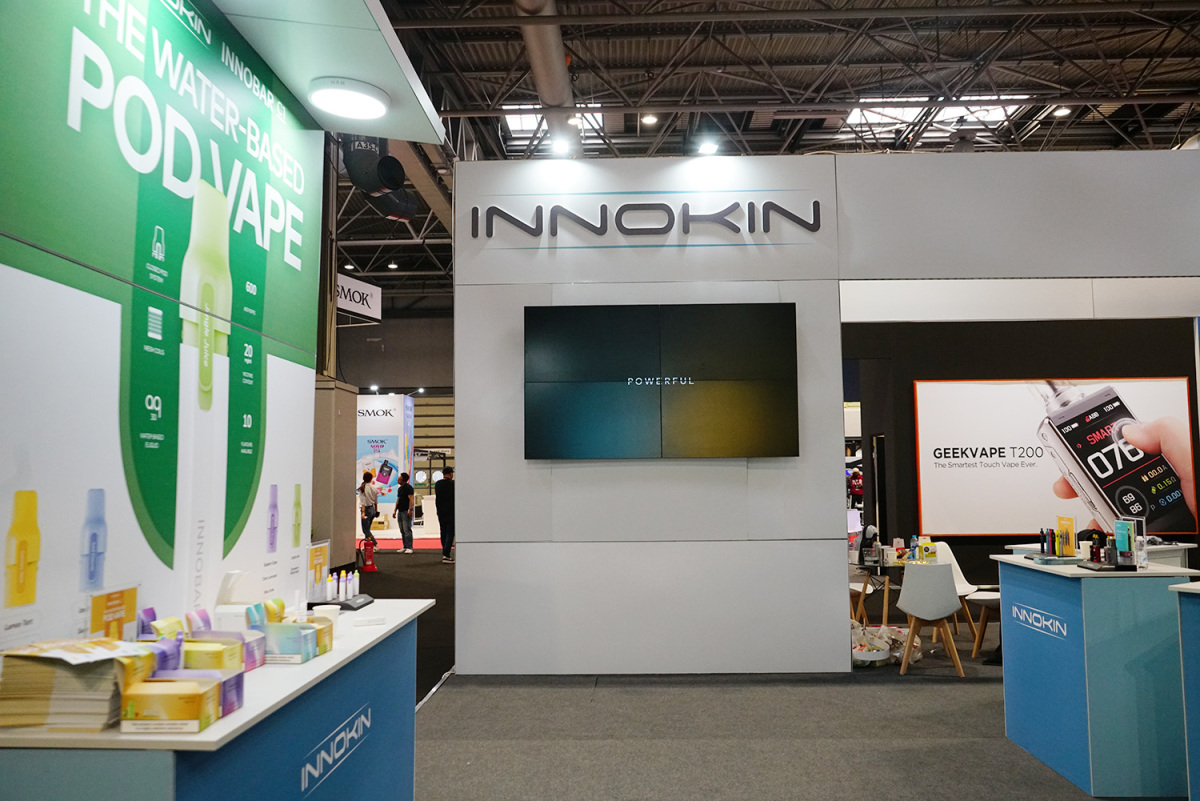 水基烟油唱主角 INNOKIN新宜康展位速览