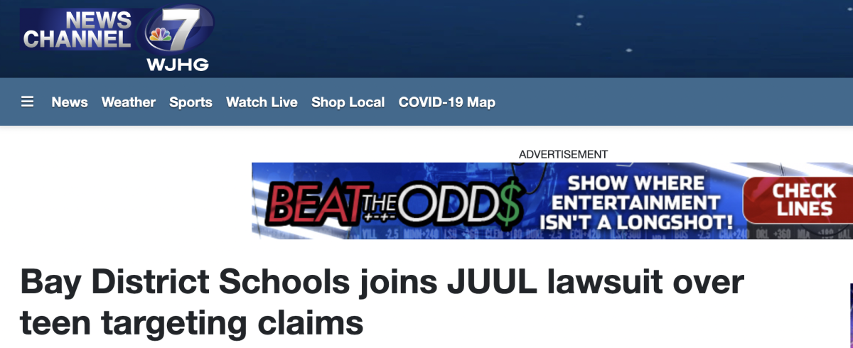 美国佛州海湾地区学校加入对Juul的诉讼