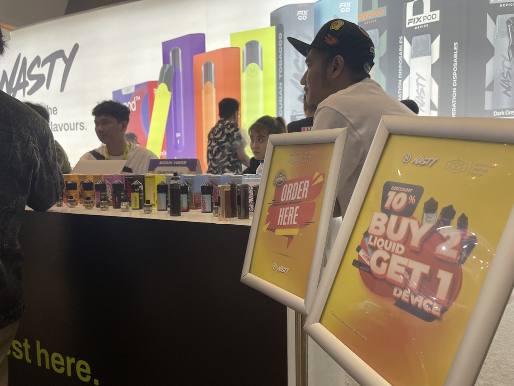 【图集】烟油厂商NASTY展台速览