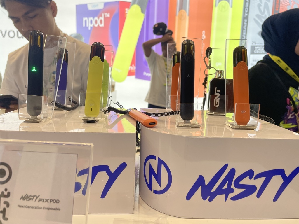 【图集】烟油厂商NASTY展台速览