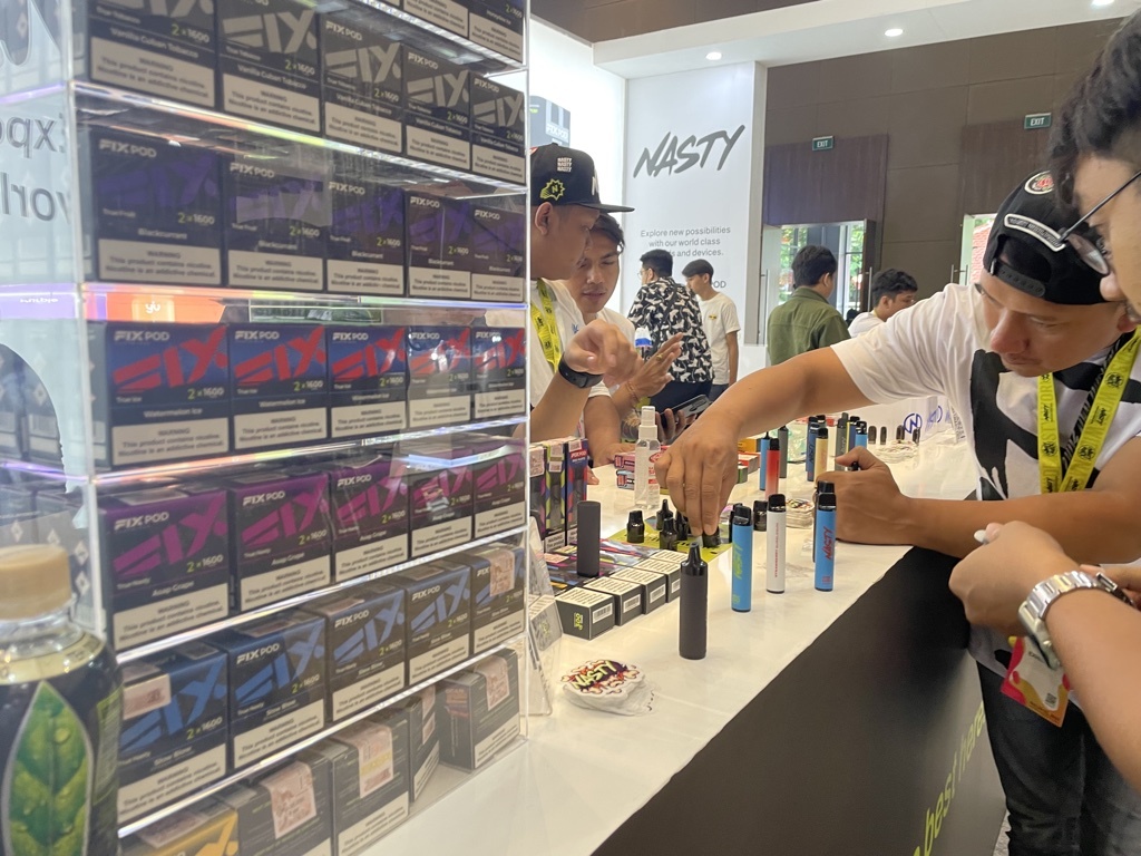 【图集】烟油厂商NASTY展台速览