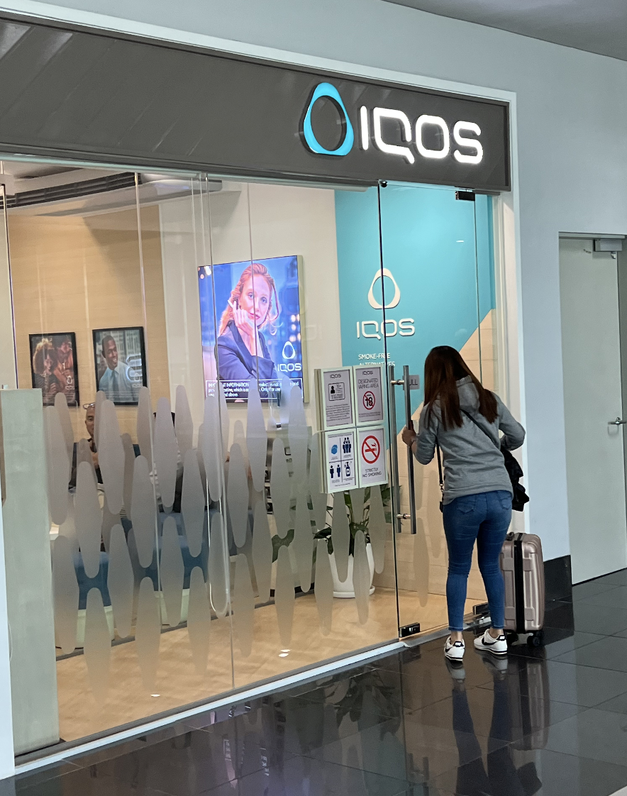 IQOS Smoking Room at Manila International Airport