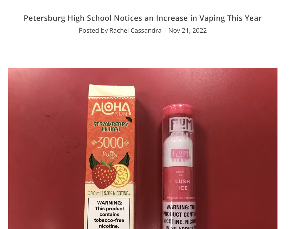 俄圣彼得堡高中注意到今年电子烟数量有所增加