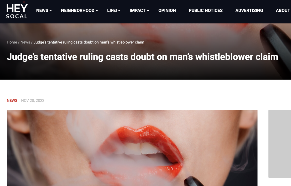 法官准备驳回Vaporous Technologies Inc. 前雇员提起诉讼中的大部分诉讼理由