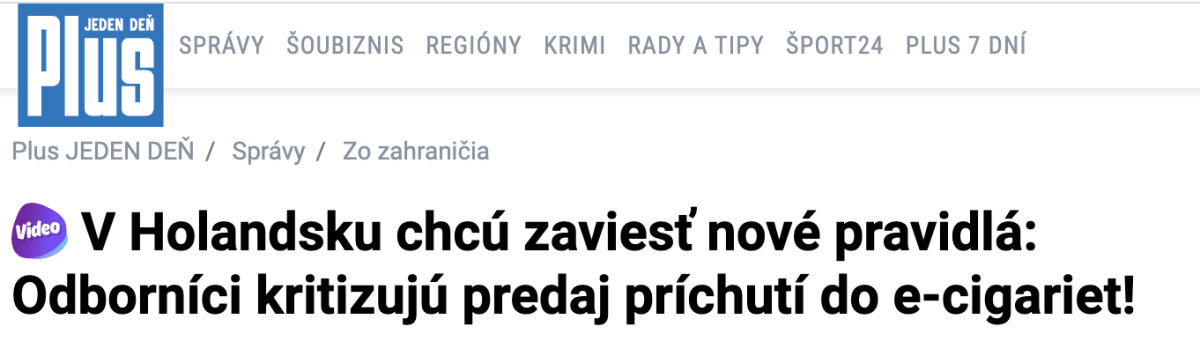 荷兰计划在2023年禁止电子烟