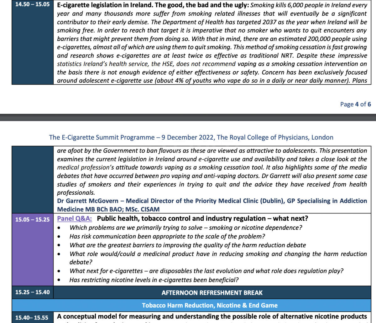 2022 英国电子烟峰会将于12月9日正式举行