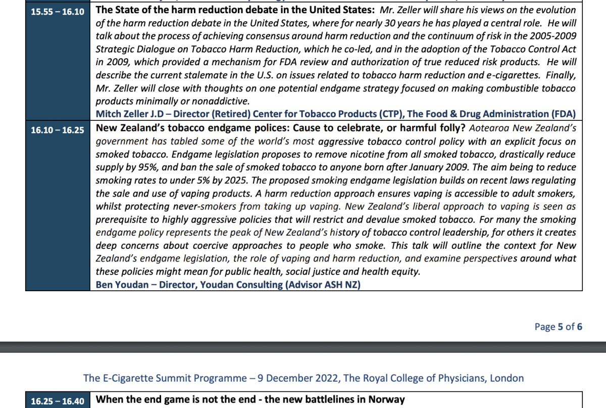 2022 英国电子烟峰会将于12月9日正式举行