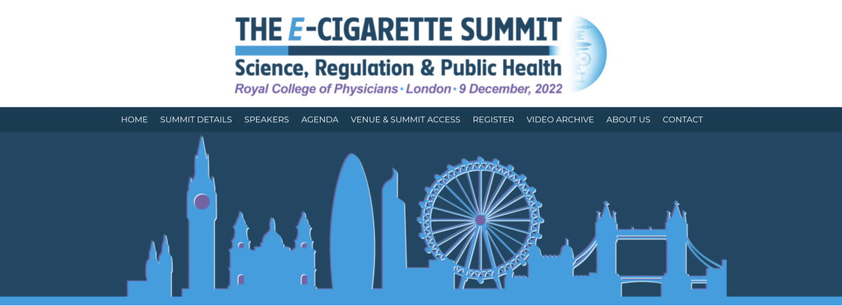 2FIRSTS The E cigarette Summit Opens Today at RCP London