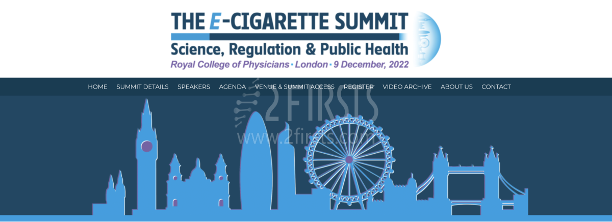The E-cigarette Summit Opens Today at RCP London