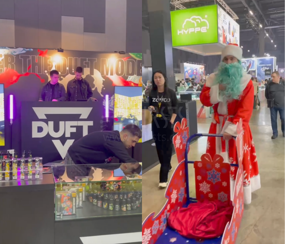 人偶 舞女 烟油调味赛——俄罗斯电子烟展会精彩集锦