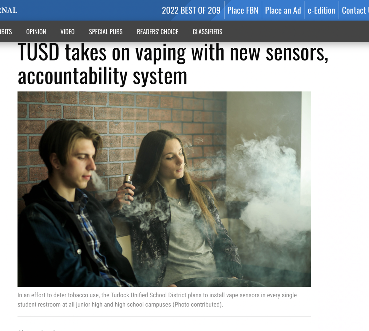 TUSD 使用新的传感器和电子烟问责制