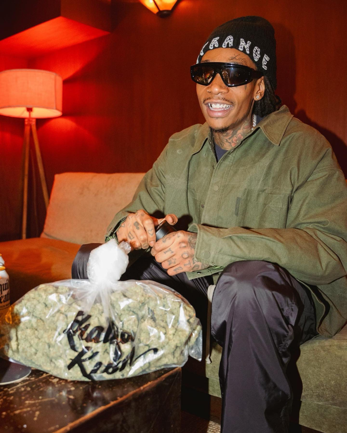 American Rapper Wiz Khalifa and His Marijuana Brand