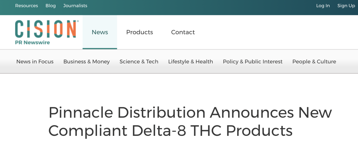 大麻公司Pinnacle Distribution发布新的合规产品