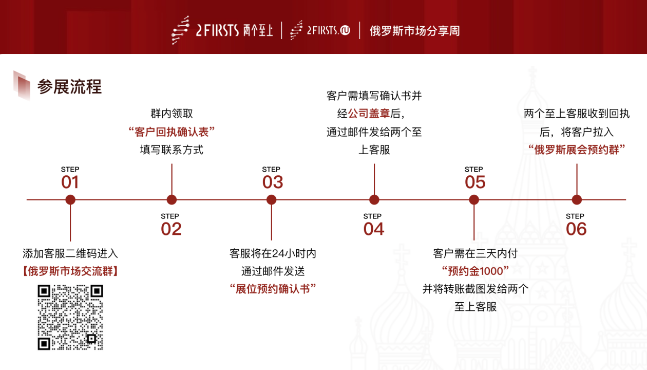 两个至上独家推介  2023俄罗斯最具标志性展会限时预售