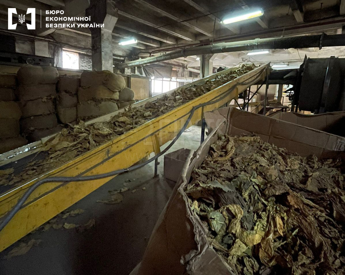 乌克兰经济安全局在烟草工厂进行搜查