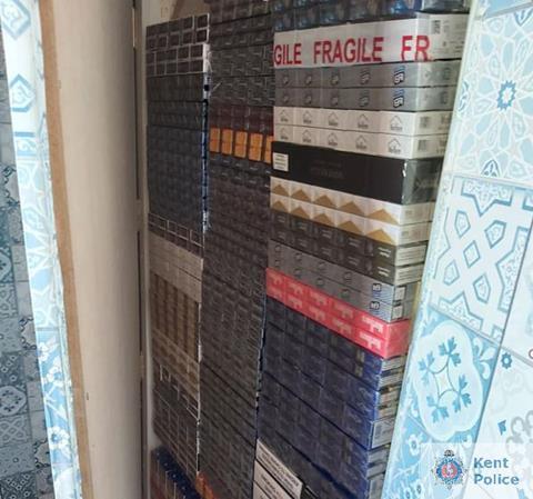Over 240,000 Cigarettes were Seized in Kent, UK