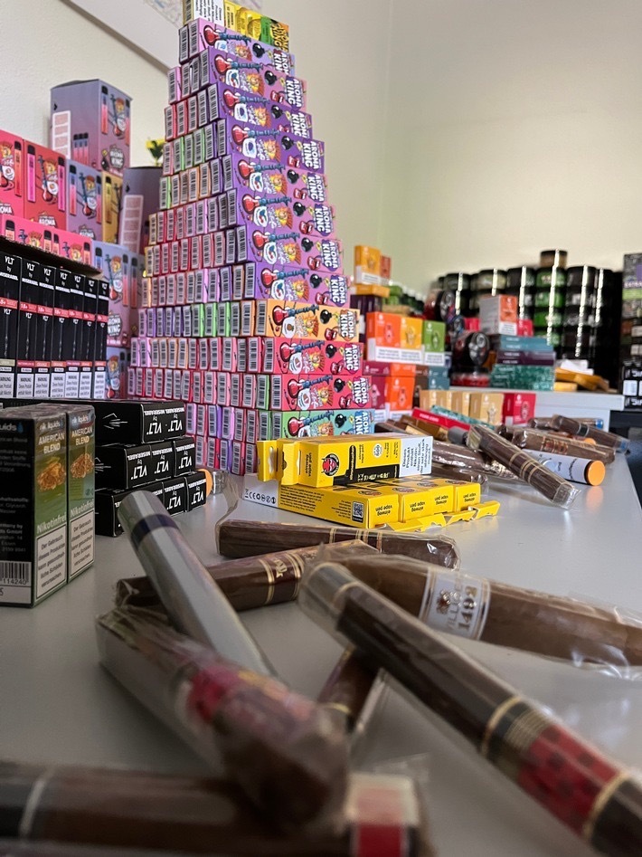 German Customs: 300L Juice Seized, €46,000 Tax Evaded at Hall of Vape