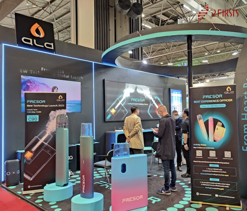 ALD's FRESOR afirma un aumento del 42% en el vapor de 2 ml en Vaper Expo UK.