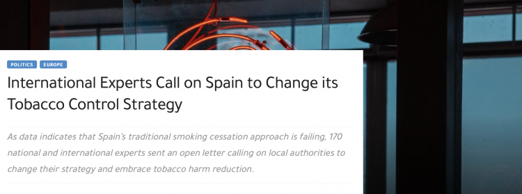 International Experts Call for Change in Spain's Smoking Strategy
