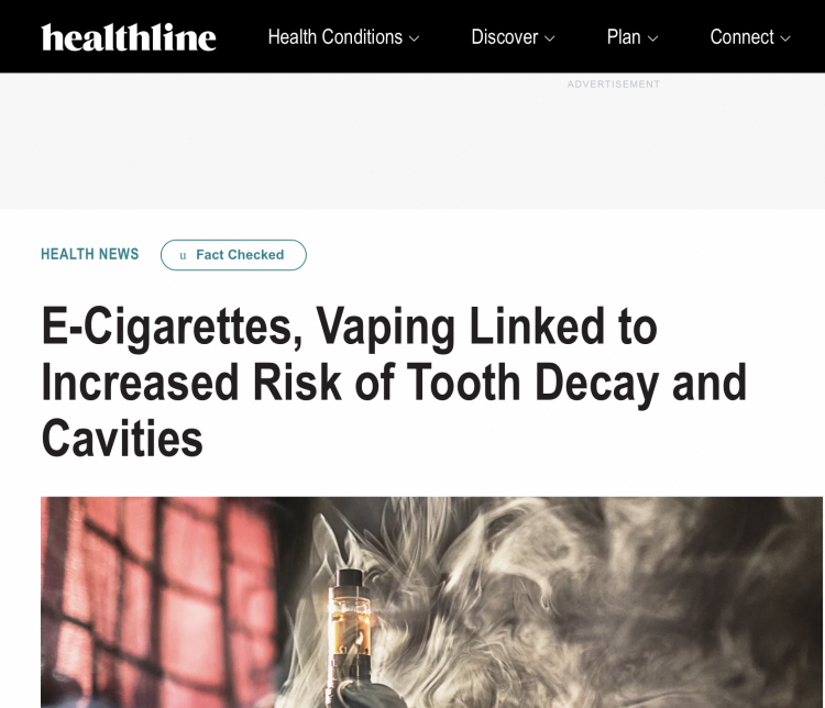 Potential Dangers of Using E-Cigarettes on Oral Health