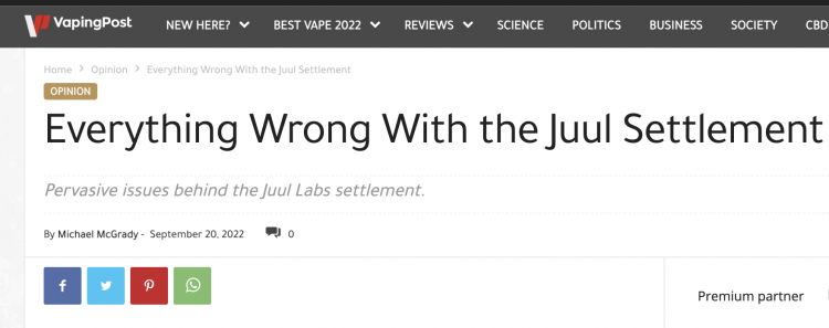 Juul Labs reaches $440 million settlement with state attorneys general